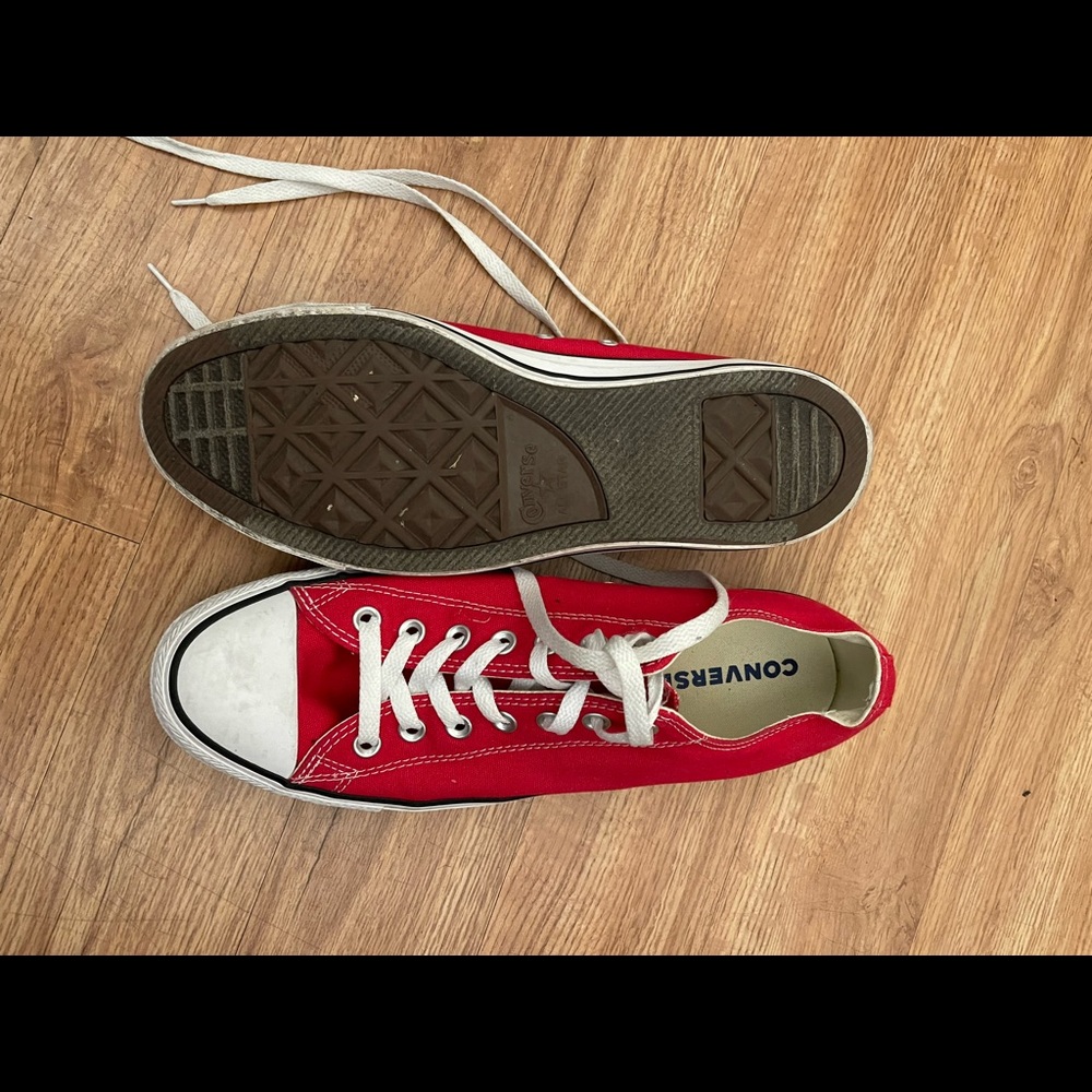Red Converse Chuck Taylor All Star Low Men’s Casual Shoe